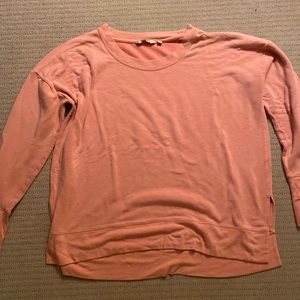 Athleta Sweatshirt Bubble Gum Pink XL